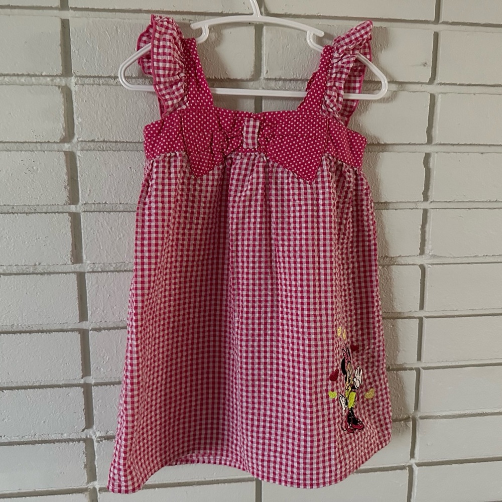 Vintage Disney Baby Plaid Dress